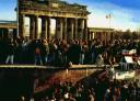 Berlin Wall falling